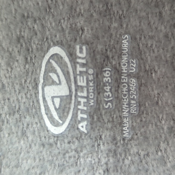 Athletic Works Fleece Heathered Hoodie Lightweight Sweatshirt SMALL Grey - Picture 2 of 16